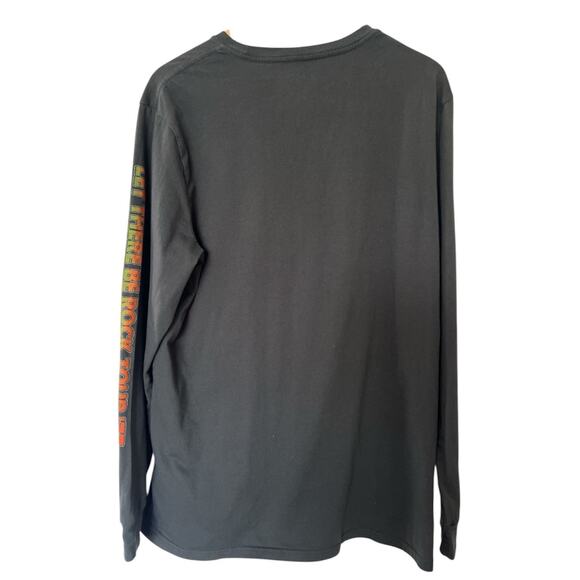 AC/DC Let There Be Rock Tour 77 Long Sleeve T-Shirt Unisex XL Long Gray Band Tee - Picture 2 of 10